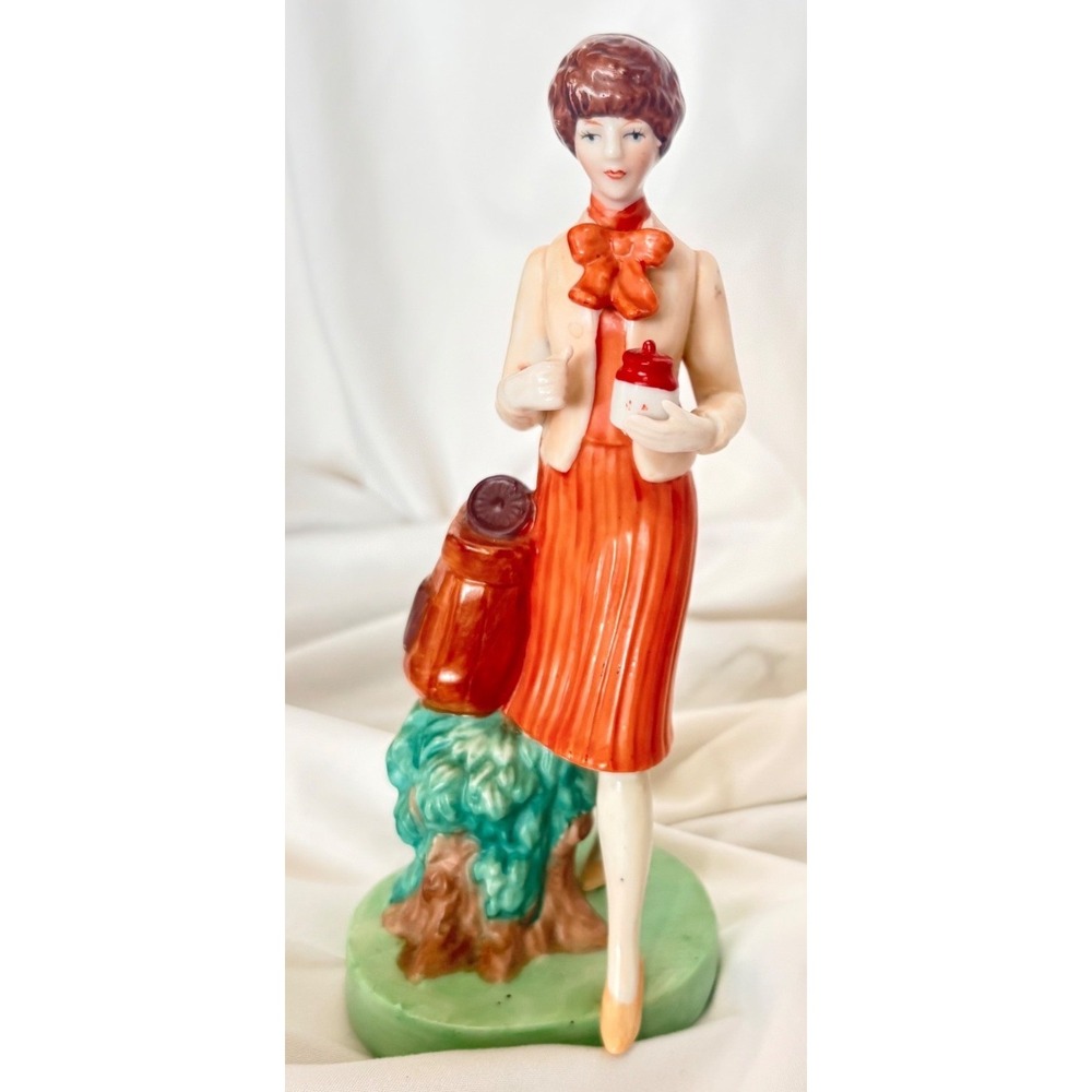 VTG Tupperware Suzette 1965 Figurine Series II Orange Special Edition Porcelain